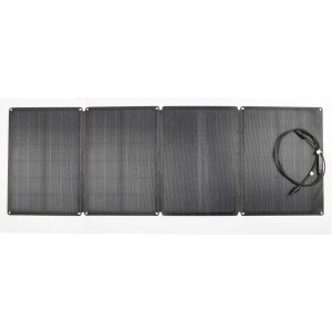 Pannello solare pieghevole EcoFlow 110W con uscita MC4, adatto per power station.