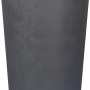 Vaso per piante Deroma Millennium, Ø 44 cm, antracite, in plastica con riserva d'acqua.