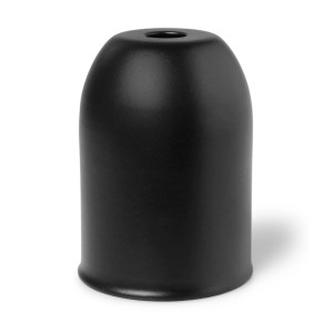 Baldacchino nero t.b.t. per lampade a sospensione e lampadari.