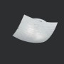 Plafoniere t.b.t. moderna con motivo a script per montaggio a soffitto.