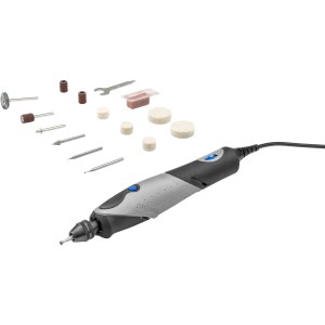 Dremel Stylo+ multiutensile con accessori per incisioni e levigature precise.