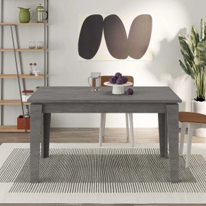 Tavolo allungabile da pranzo Megaron grigio 120x80 cm