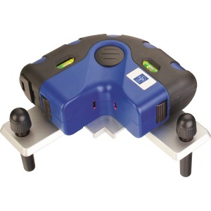 Laser LUX 90° per piastrelle con supporto di livellamento, strumento di misura.