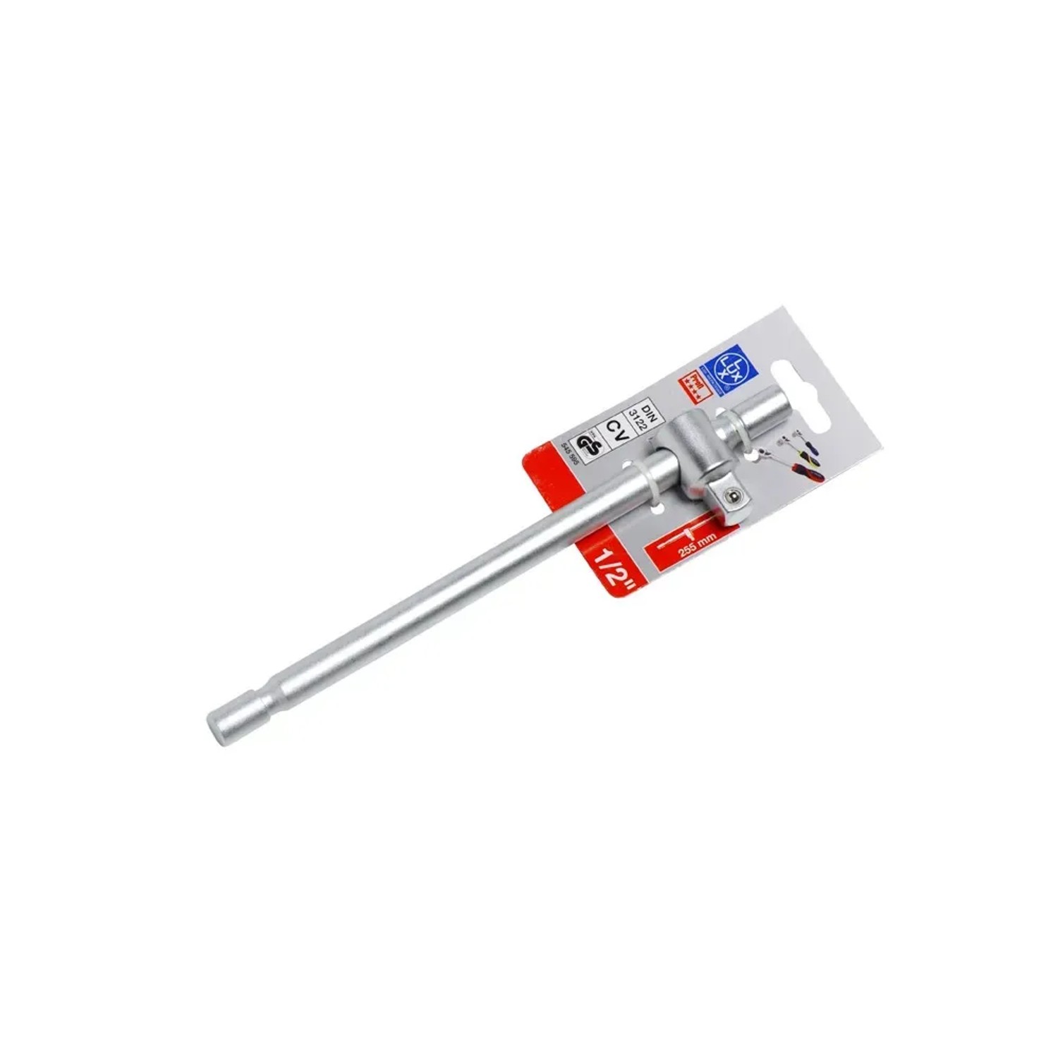 LUX Manico scorrevole a T 12,5 mm (1/2) Comfort, chiave per alta forza, acciaio al cromo vanadio.