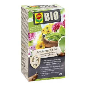Esca per lumache COMPO BIO, pronta all'uso, confezione da 200g.