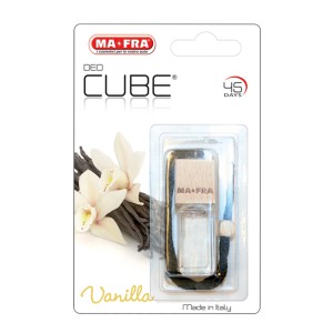 Ma-Fra Deo Cube Vanilla profumo auto con fragranza vaniglia.