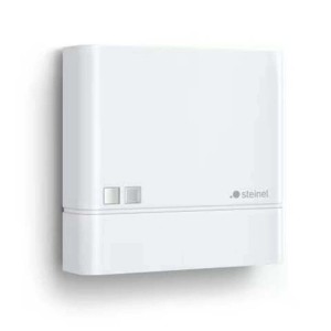Interruttore crepuscolare Steinel NightmatiQ bianco per illuminazione automatica.