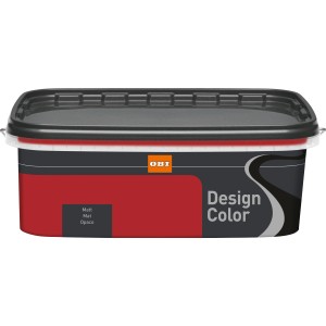 OBI Design Color Cherry, pittura murale opaca in secchio, 2,5 l.