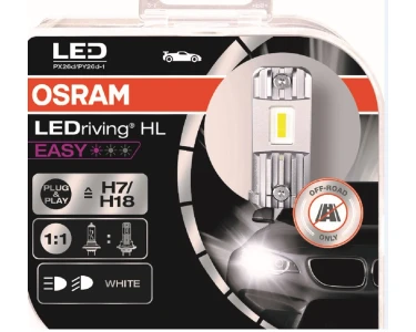 Lampada auto LED OSRAM attacco H7/H18