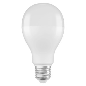 Lampadina LED E27 t.b.t. bianca con attacco standard.