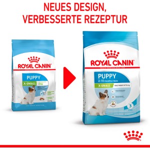 Royal Canin X-Small Puppy cibo secco, confezione da 1,5 kg per cuccioli di razze molto piccole.