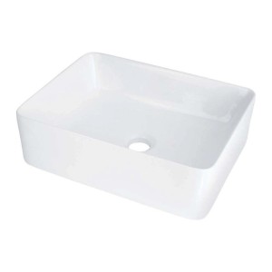 Lavabo da appoggio ceramica Segundo Frente Idrostile 300x120 mm Bianco