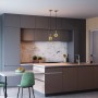 Lampadina LED piatta Osram E27 in cucina, lampada di design ultracompatta con 2 anelli per la regolazione del colore.