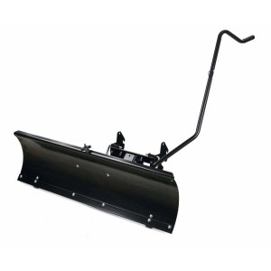 Lama da neve nera per trattori, accessorio per servizio invernale.