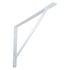 Mensola per carichi pesanti OBI Samson bianca, 330x500mm, per scaffali ad alta portata.