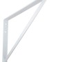 Mensola per carichi pesanti OBI Samson bianca, 330x500mm, per scaffali ad alta portata.
