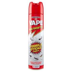 Spray antizanzare Vape Multinsetto per il controllo degli insetti.