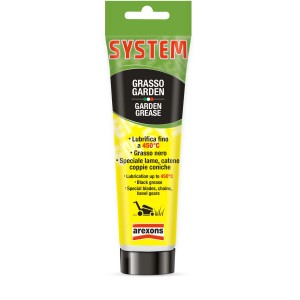 Tubo di grasso giallo per attrezzi da giardino. Ideale per tosaerba e motoseghe.