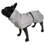 Cappotto grigio per cani t.b.t. per cani di piccola taglia. Abbigliamento impermeabile per cani.