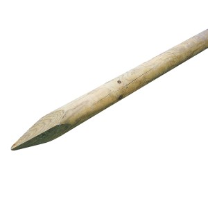 Palo in legno appuntito per recinzioni