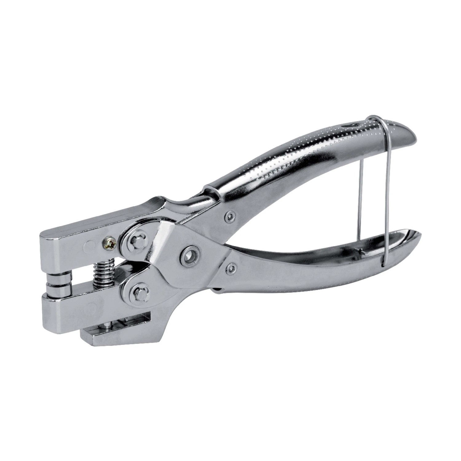 Pinza fustellatrice in metallo per carta, cartone e pelle.