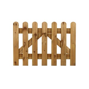 Pannello di recinzione in legno per recinzioni da giardino, legno non trattato.