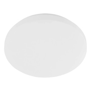 Plafoniera LED Eglo Pogliola-E bianca e rotonda, diametro 26 cm.