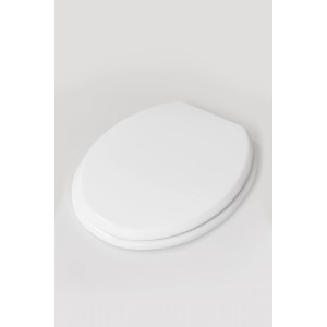 Sedile WC t.b.t. bianco per un maggiore comfort in bagno.