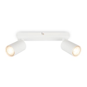 Barra 2 faretti LED Tib 25,5x5,5x8,5 cm bianca