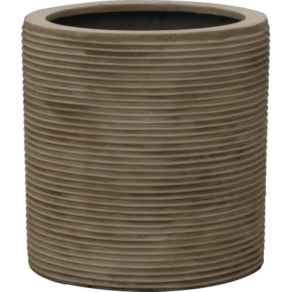 Vaso da esterno in Fiberstone 29x29x29 cm beige