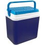 Frigorifero portatile blu per campeggio e tempo libero.