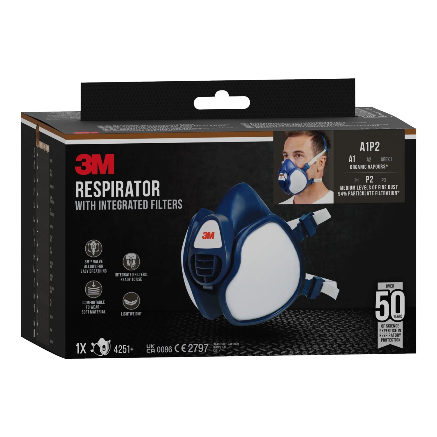 Semimaschera 3M per verniciatura a spruzzo riutilizzabile_6