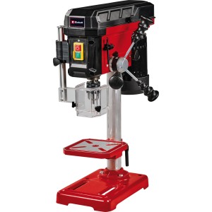 Trapano a colonna Einhell TC-BD 450 rosso/nero con tavolo e protezione trucioli.