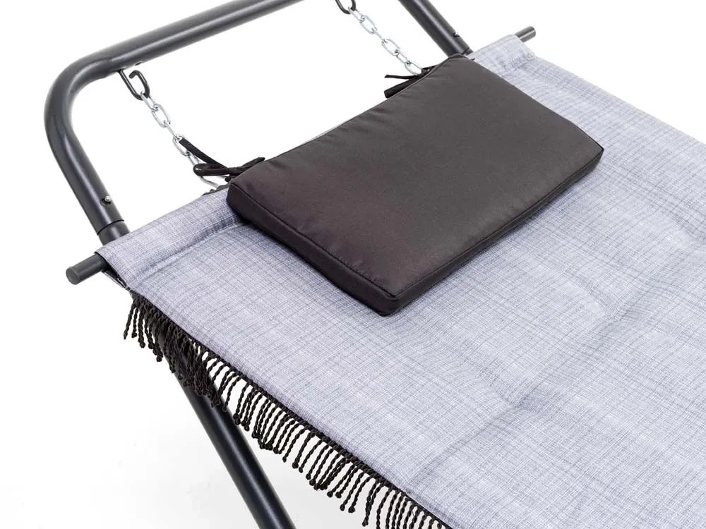 Cuscino Per Amaca Bali - Colore Beige, Con Imbottitura In Poliestere E Sacca Per Riviste - Foto 10