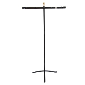 Portautensili da barbecue t.b.t. in metallo nero per accessori grill.