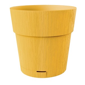 Vaso per piante plastica riciclata Giallo Senape Ø 30 cm