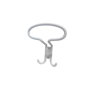 Appendiabiti in zama 125x105 mm bianco