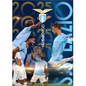 t.b.t. Decorazione murale con motivi calcistici S.S. Lazio per il 2025.