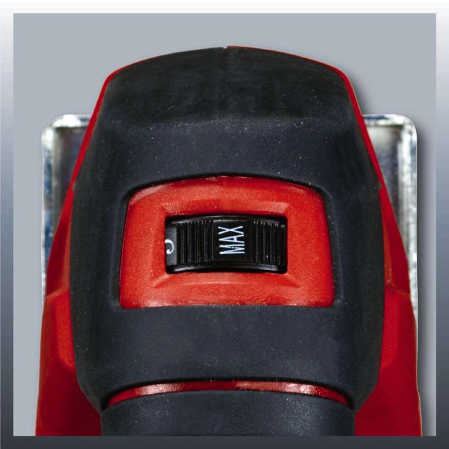 Dettaglio: Seghetto alternativo Einhell TC-JS 60/1 con impostazione velocità su "MAX".