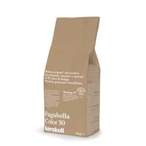 Fugabella Color 30 stucco per fughe in sacco da 3 kg per piastrelle, mosaici e marmo.