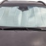 Copertura parabrezza t.b.t. argentata per interni auto.