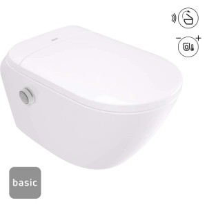 WC smart con sedile apertura automatica 348,x34,9 cm bianco