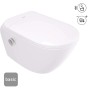 WC smart con sedile apertura automatica 348,x34,9 cm bianco