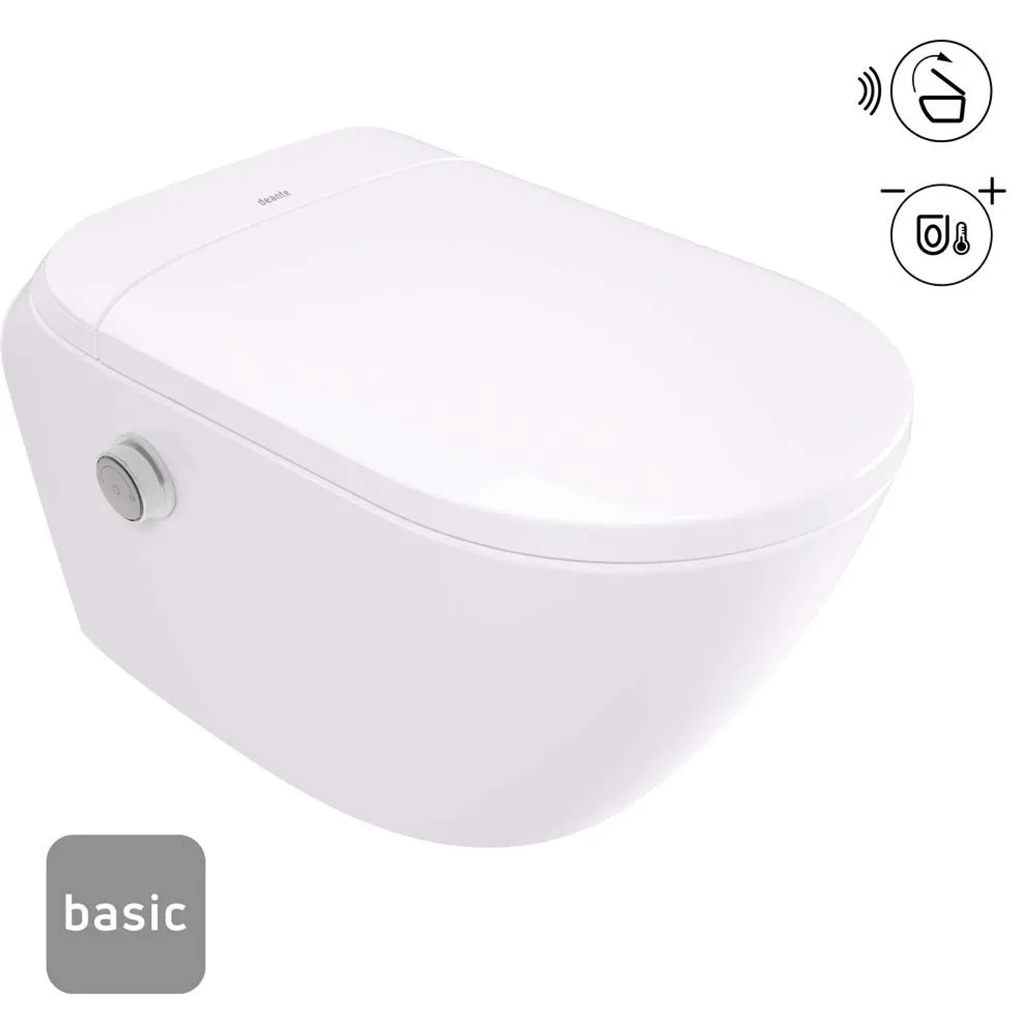 WC smart con sedile apertura automatica 348,x34,9 cm bianco