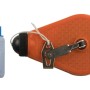 Set t.b.t.: Rotella tracciatrice arancione con flacone di polvere colorata blu per muratura e piastrellatura.