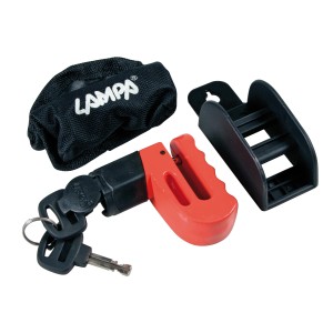 t.b.t. Set blocca disco moto con borsa e supporto.