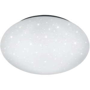 Plafoniera LED bianca Putz con effetto cielo stellato, 15W, ideale per bagno e soggiorno.