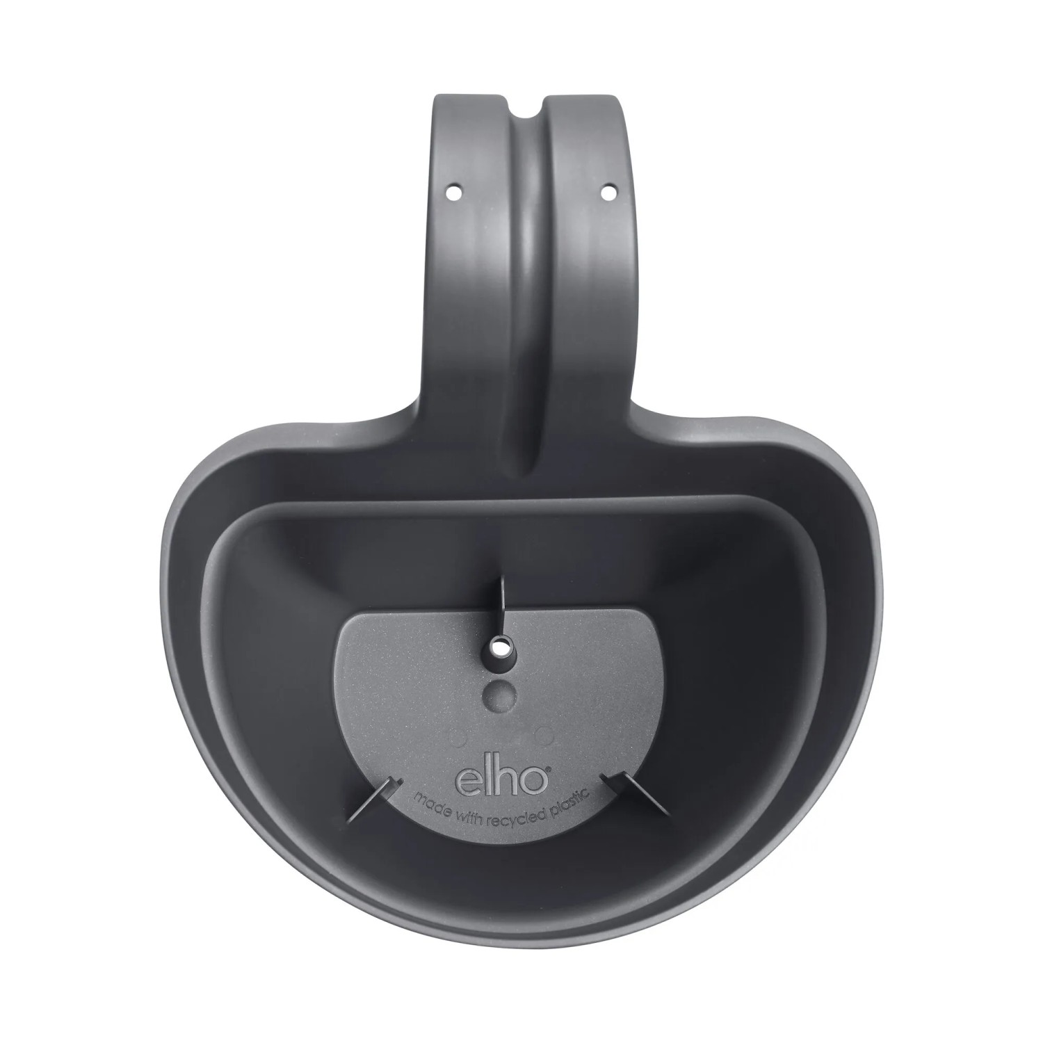 Fioriera antracite Elho Vibia Campana S Ø 20 cm per ringhiere.