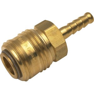 Raccordo rapido LUX Ø 9 mm in ottone per tubi e dispositivi ad aria compressa.
