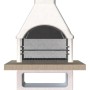Barbecue in muratura Adige legna e carbonella piano lavoro 103x80 cm_4